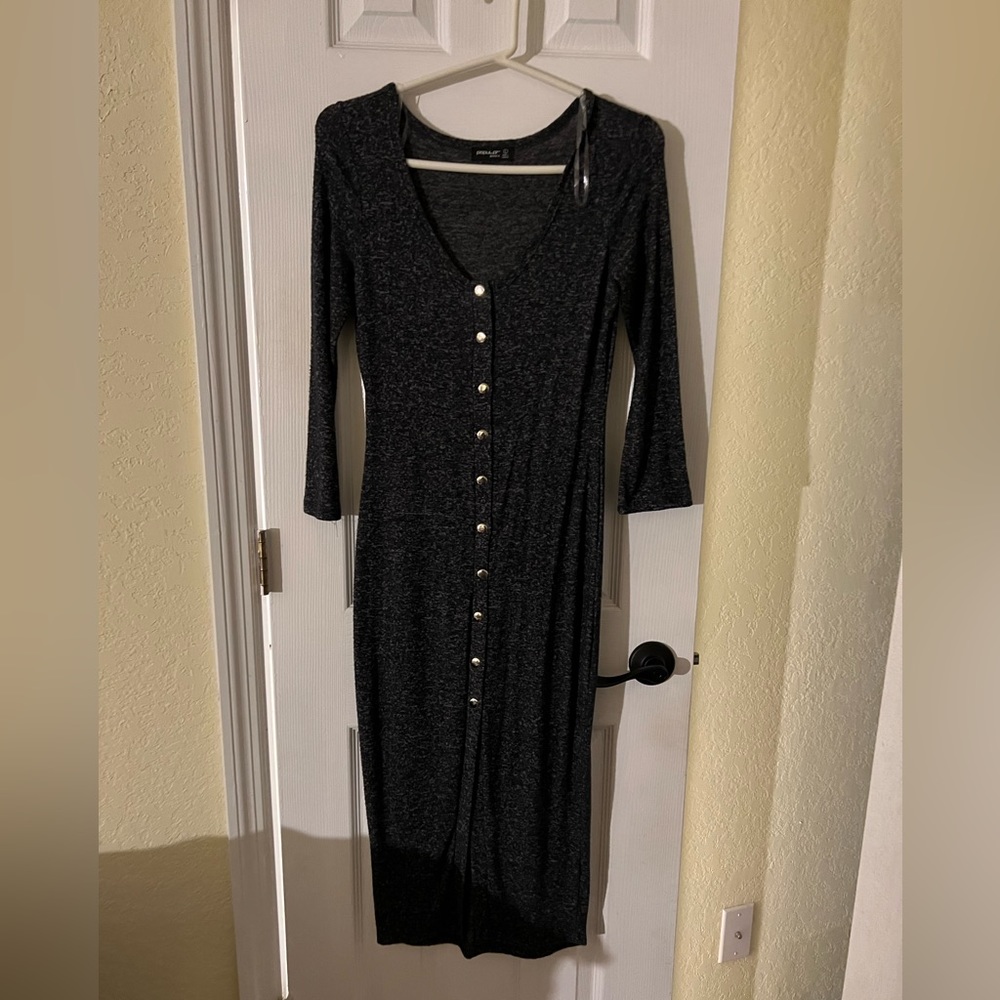 Popular Basics long stretchy dress Large